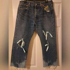 LEVI 501 Vintage Denim Jean Upcycled